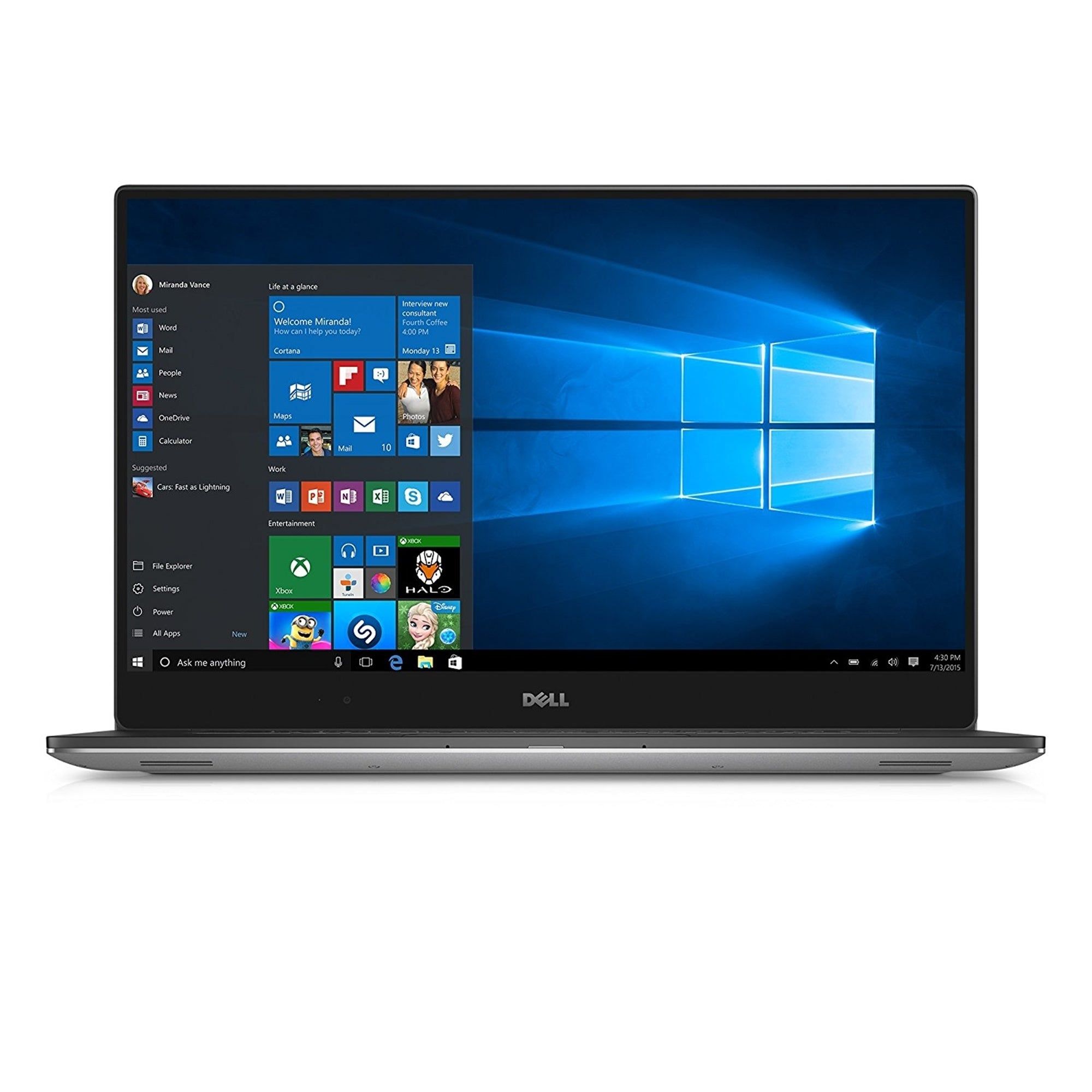 Dell XPS 15 9560 15.6" UHD Touch 16GB 512GB i7-7700HQ 2.8GHz NO OS/AC Grade B (Used - Good)