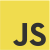 Yellow background logo for Javascript