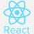Logo for the React Javascript library