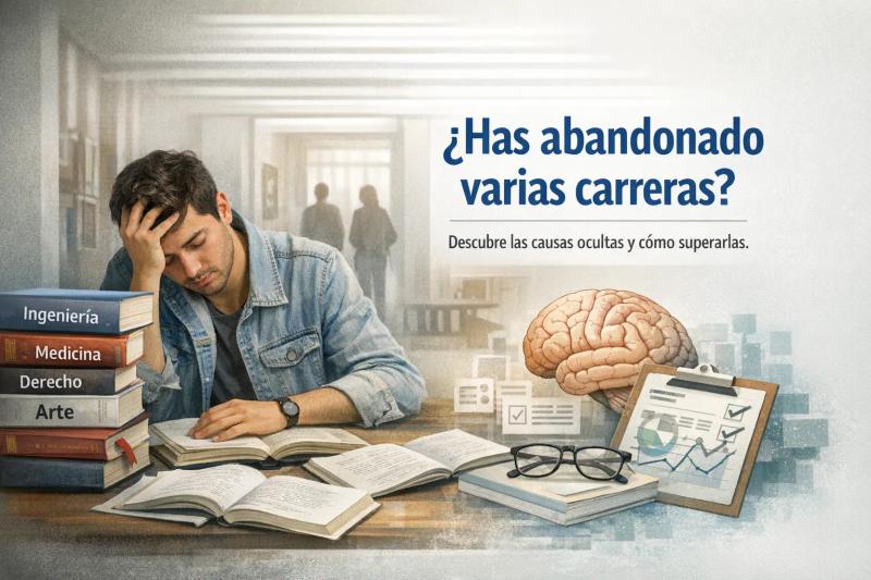 ¿Ha comenzado más de una carrera y ninguna ha llegado a término?