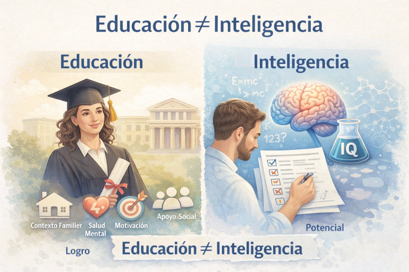 Tu título no mide tu inteligencia