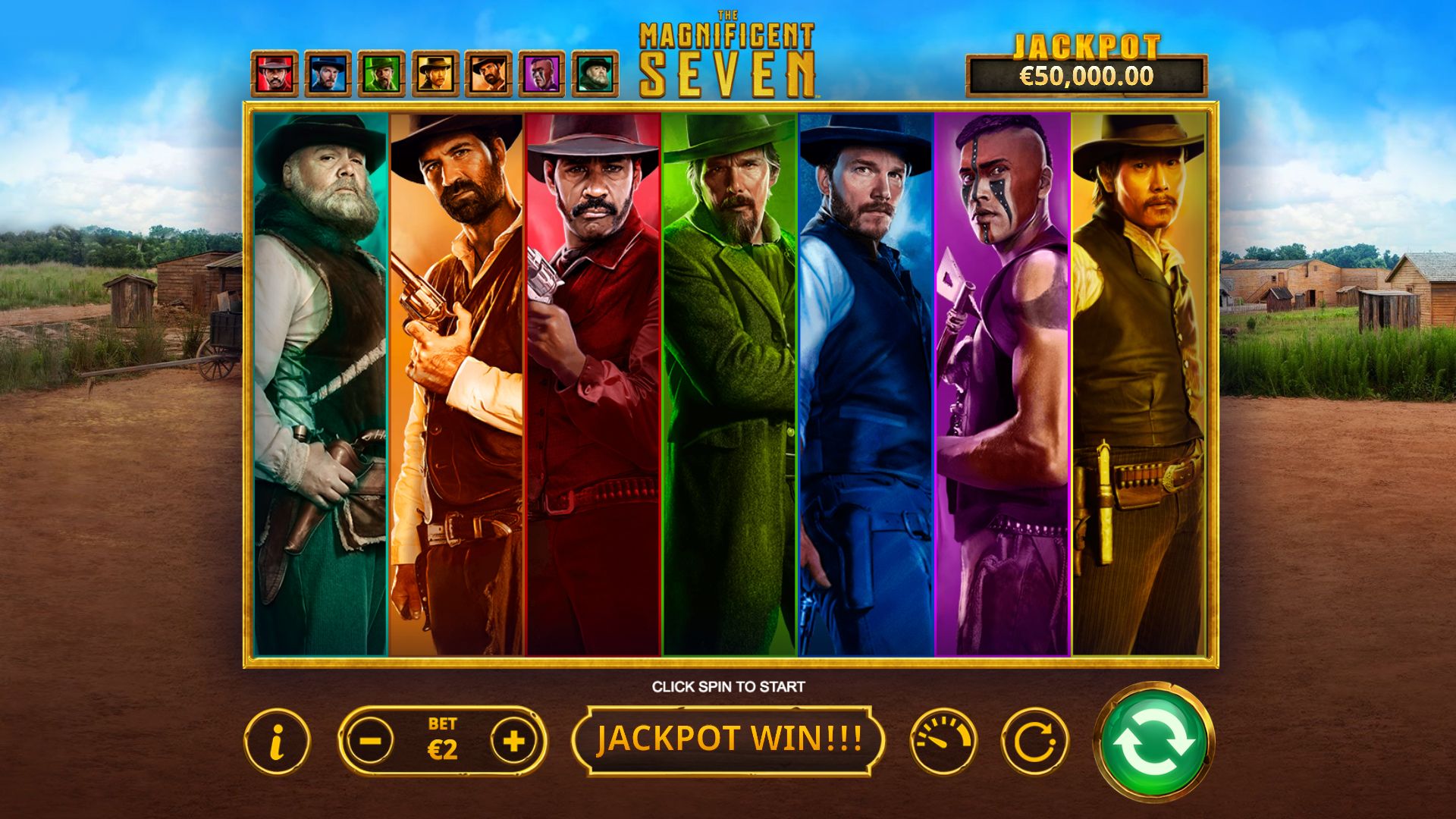 magnificent seven slot machine