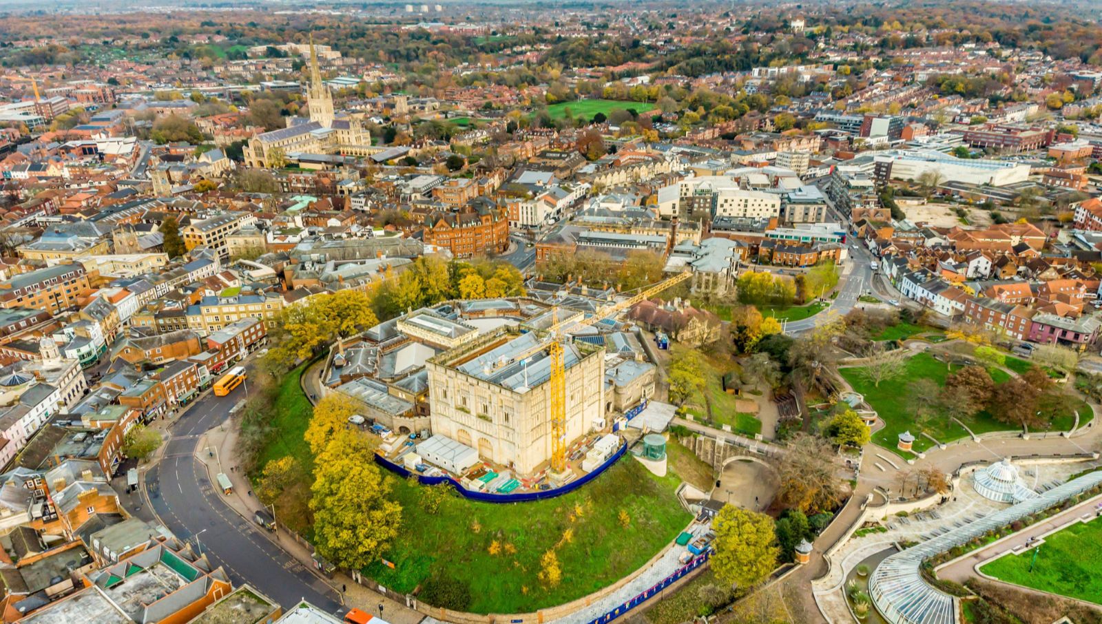 an image of Norwich City Center