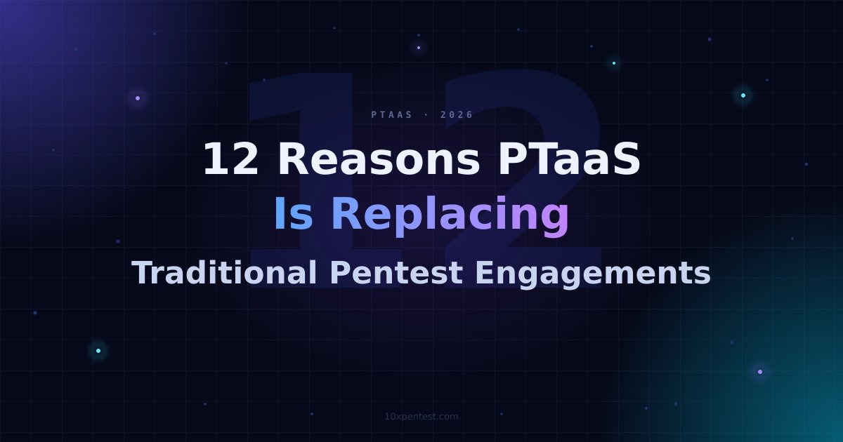 12 Reasons Enterprises Are Switching to PTaaS in 2026