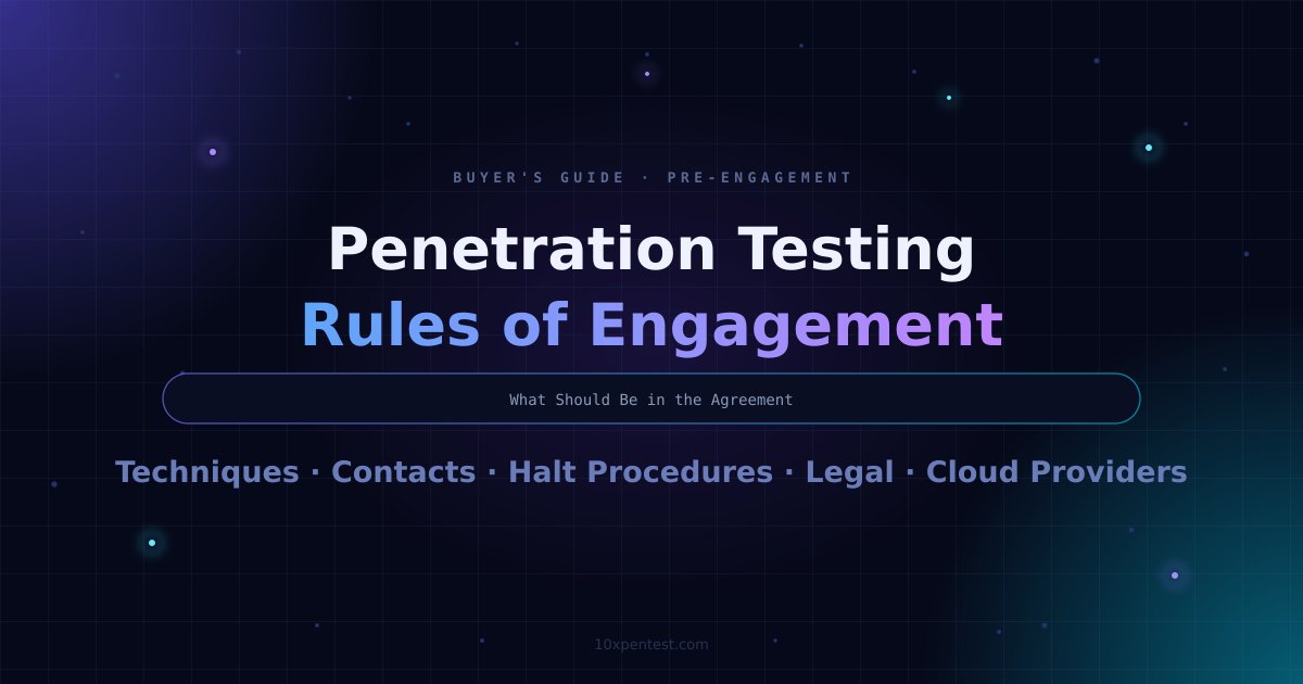 Penetration Testing Rules of Engagement: What Should Be in the Agreement