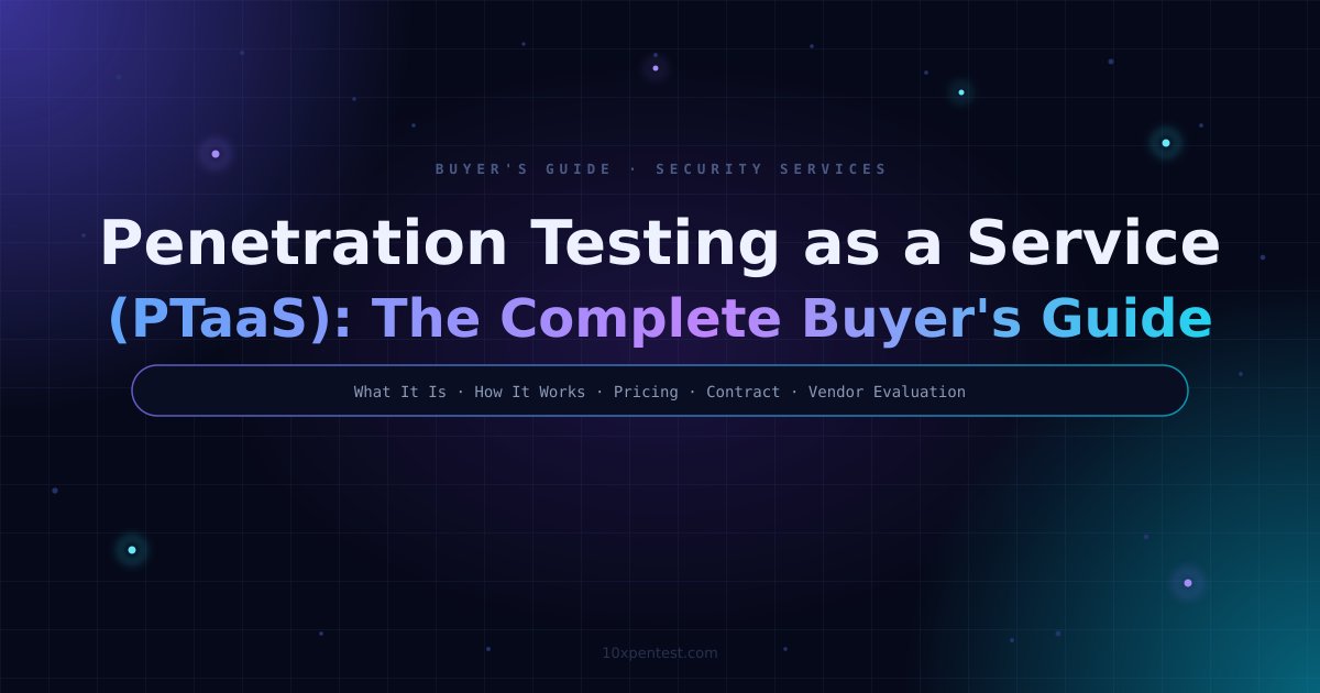 Penetration Testing as a Service (PTaaS): The Complete Buyer's Guide
