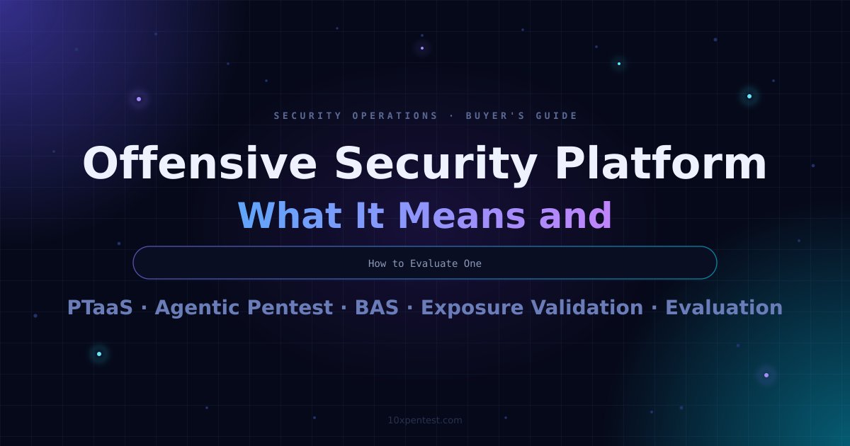 Offensive Security Platform: What It Means and How to Evaluate One