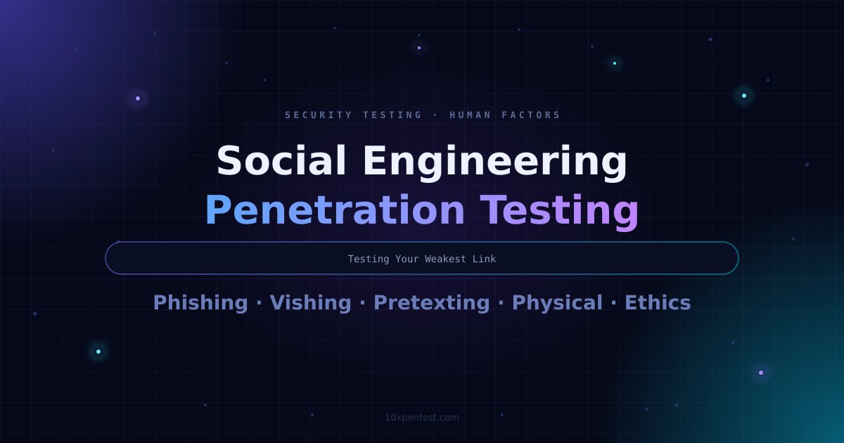Social Engineering Penetration Testing: Testing Your Weakest Link