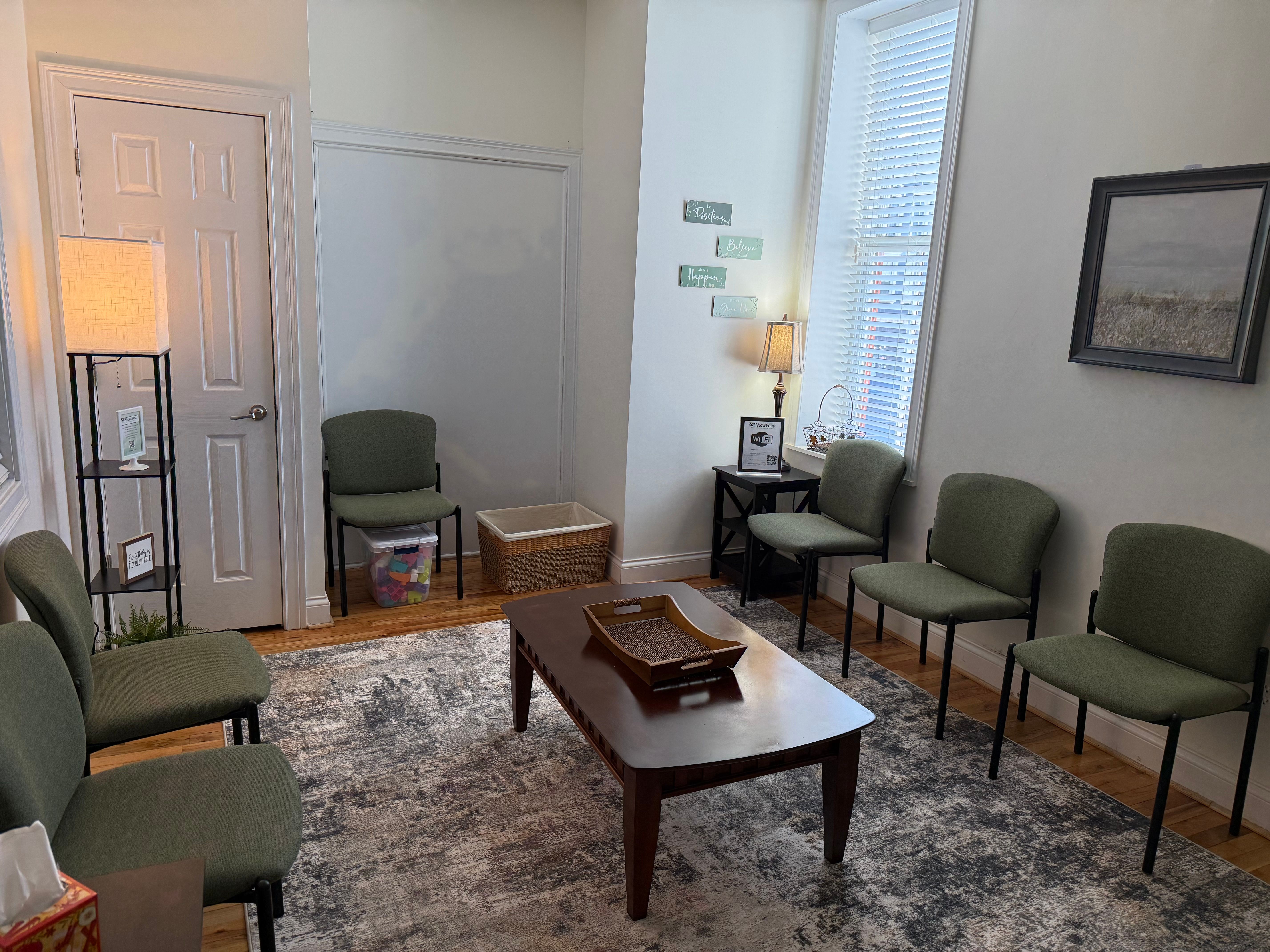 private waiting area at Georgetown location