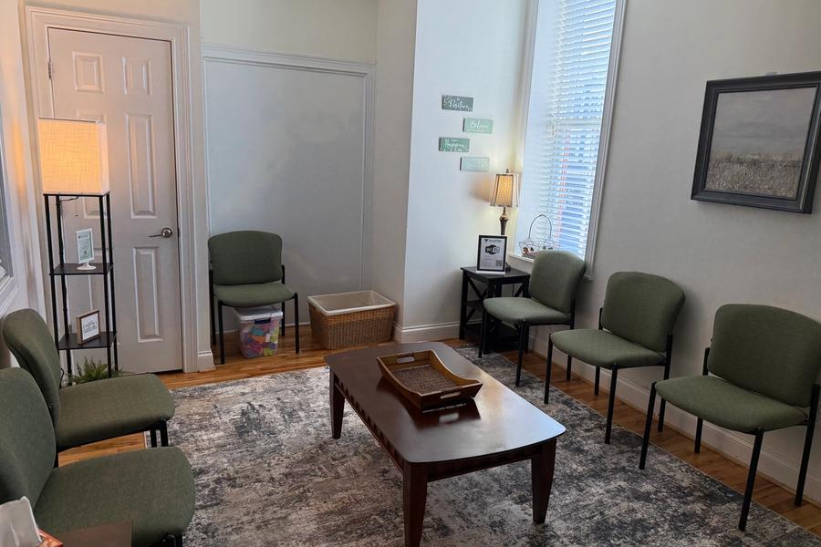 private waiting area at Georgetown location