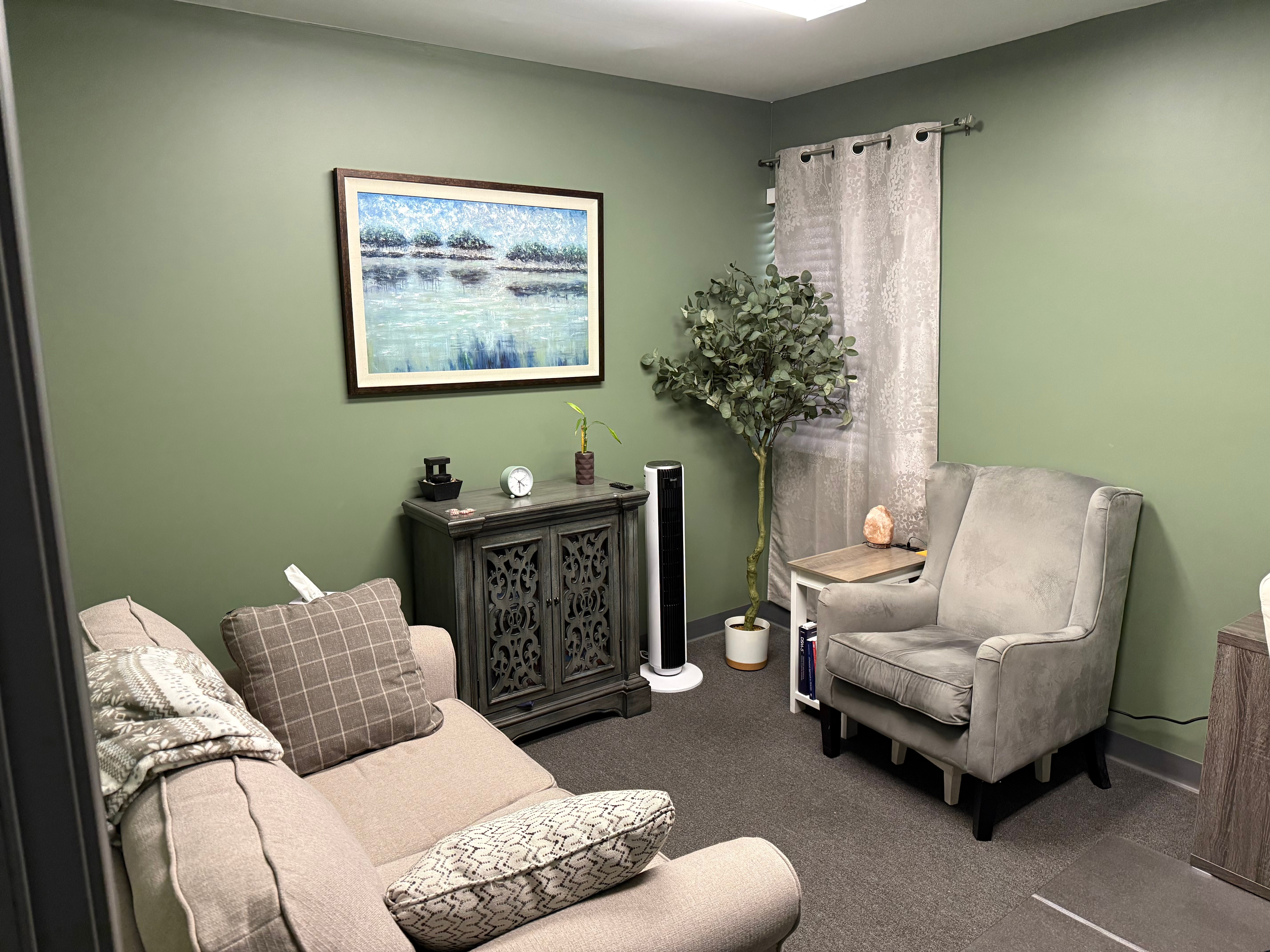 Therapy Room in Florence office