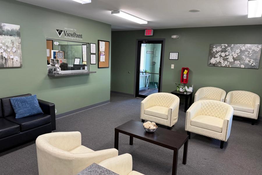Reception area in our Florence location