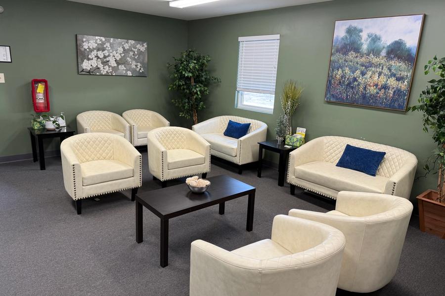 Reception area in our Florence location