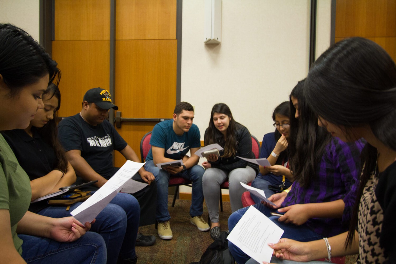 Race and Racism in the RGV, 2018. A lecture series on the history of racism in the Rio Grande Valley and the 1920’s propaganda of the United Daughters of the Confederacy. After the lecture series attendees broke into small discussion groups and voted on what to do with the southernmost confederate monument in the United States, a memorial to Jefferson Davis. Project concept developed as part of Arte Cívico Circle in collaboration with Frontera Progressives. Image: Christina Patiño Houle.