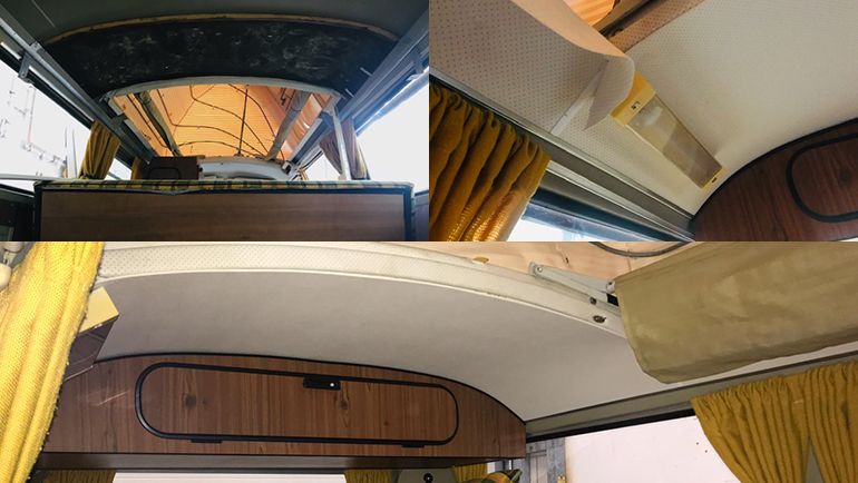 binnenkant vw-t2 Hemelbekleding