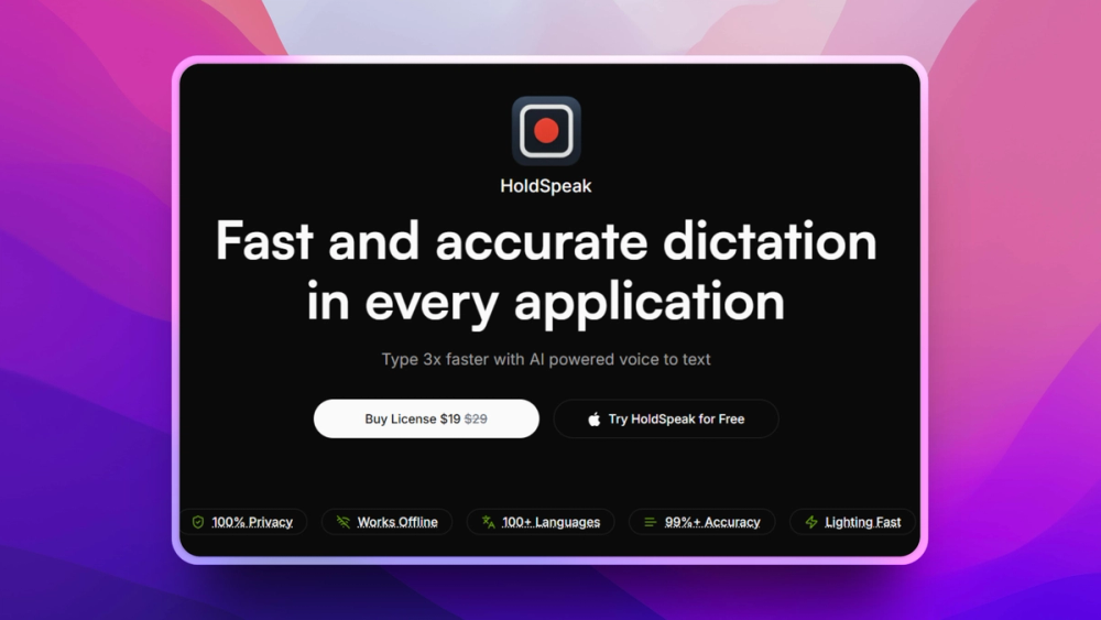 image of HoldSpeak