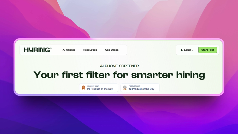 image of Hyring AI Phone Screener