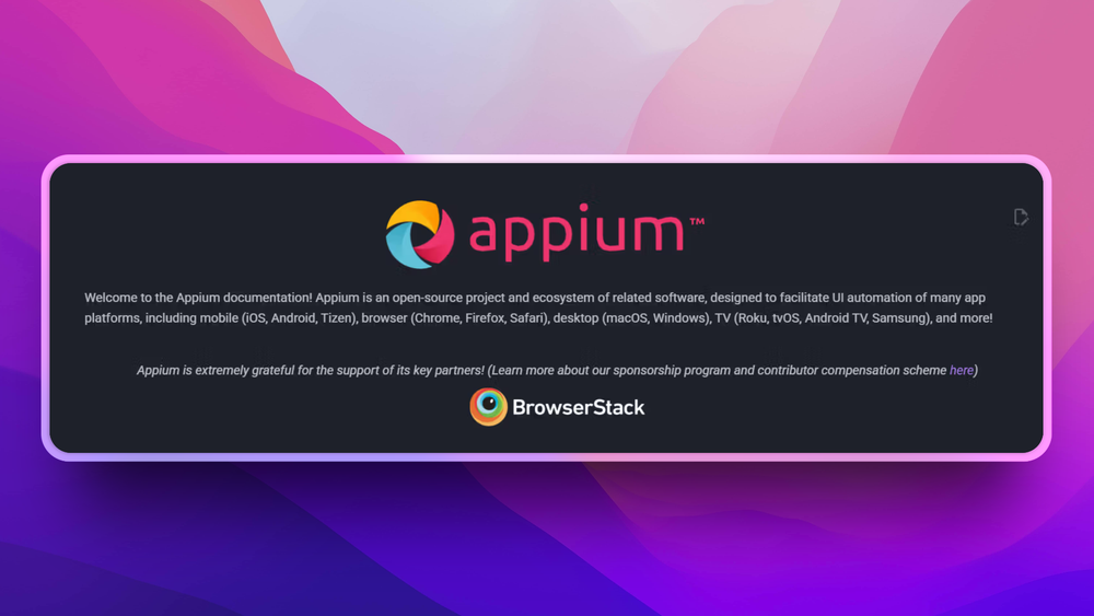 image of Appium