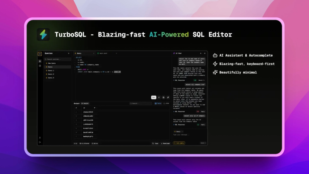 image of TurboSQL