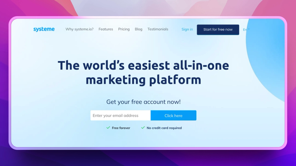 image of Systeme.io