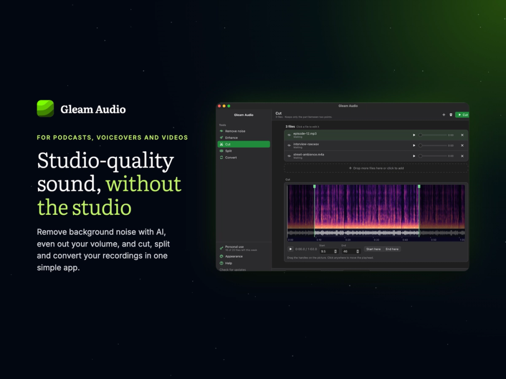 image of Gleam Audio image of Gleam Audio