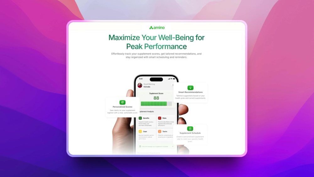 image of Amino: Supplement Scanner