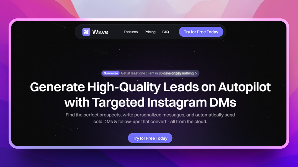 image of Wave Instagram Outreach
