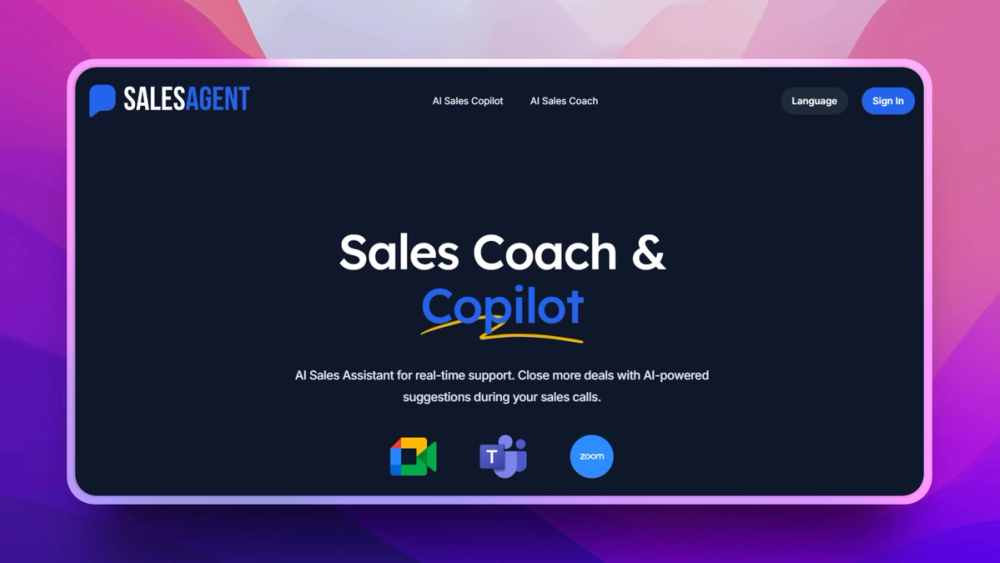 image of SalesAgent Chat