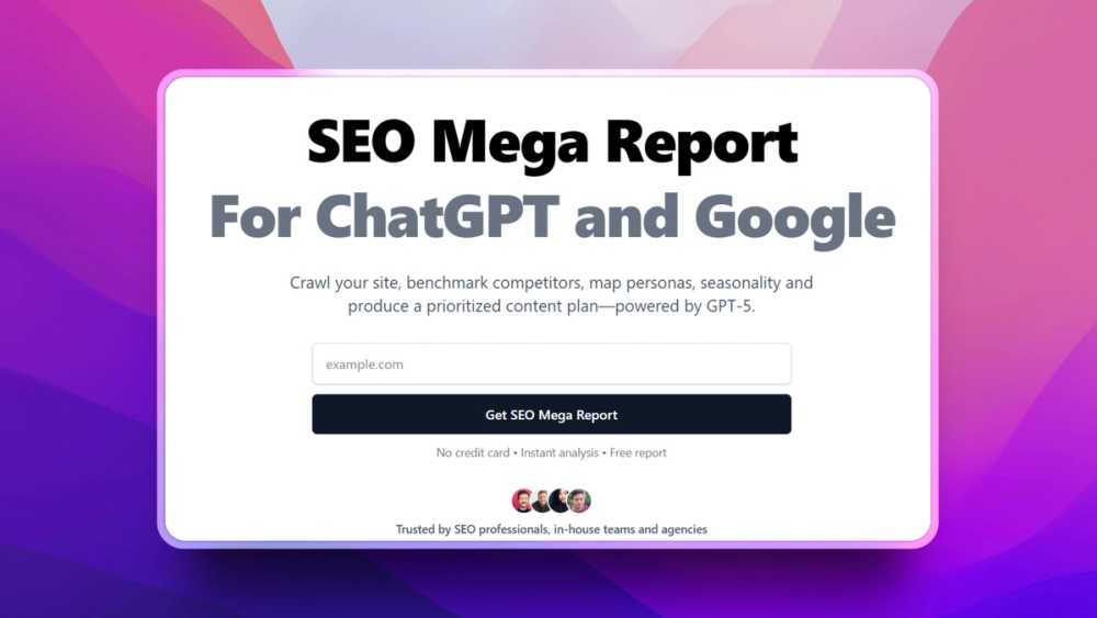 image of SEO Mega Report