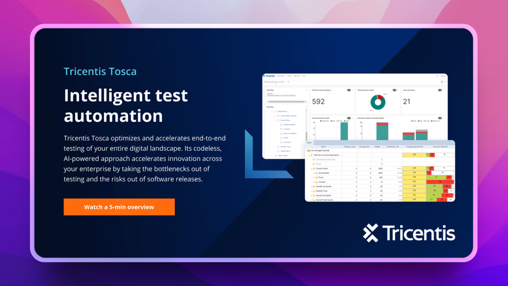 image of Tricentis Tosca