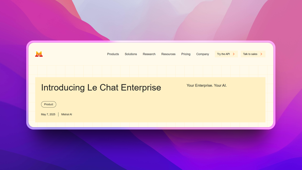 image of Le Chat Enterprise