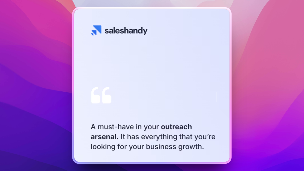 image of Saleshandy