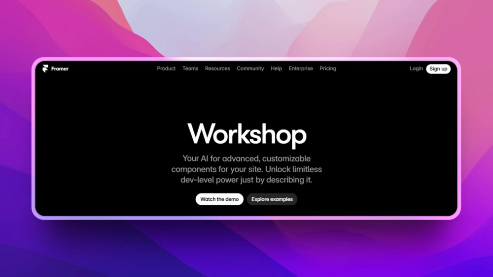 image of Framer Workshop