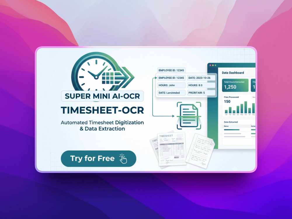 image of Timesheet AI-OCR image of Timesheet AI-OCR