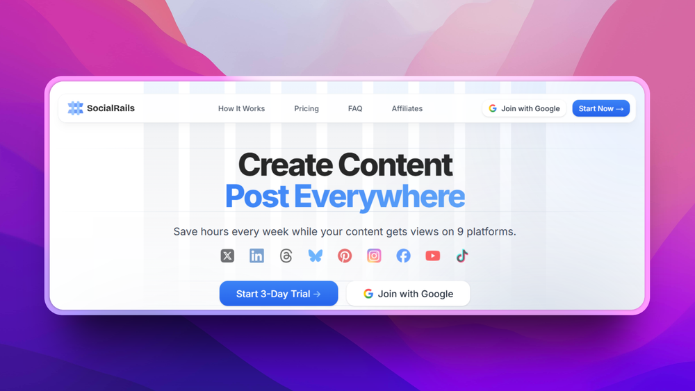 image of SocialRails