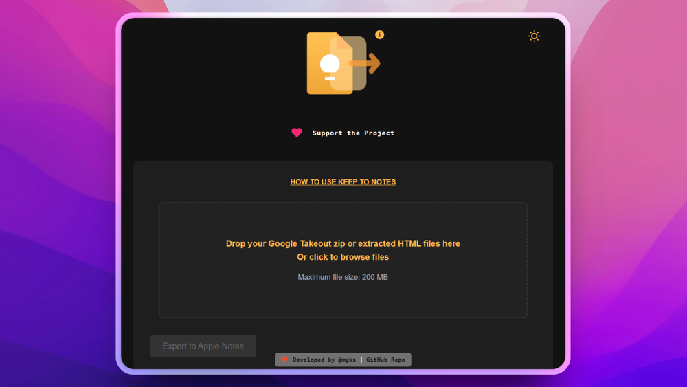 image of Keep to Notes