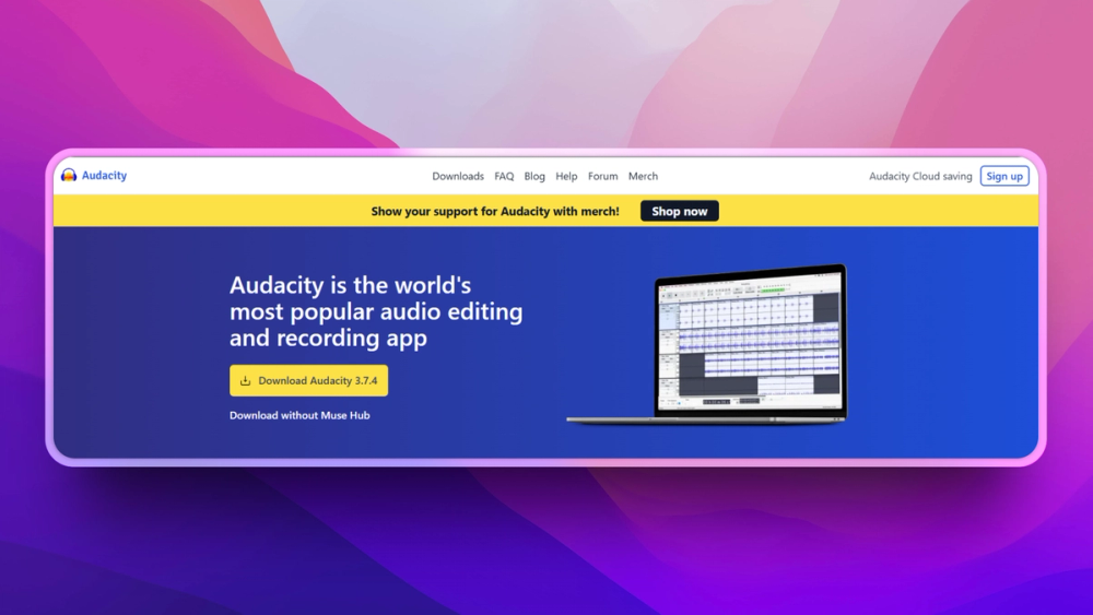 image of Audacity