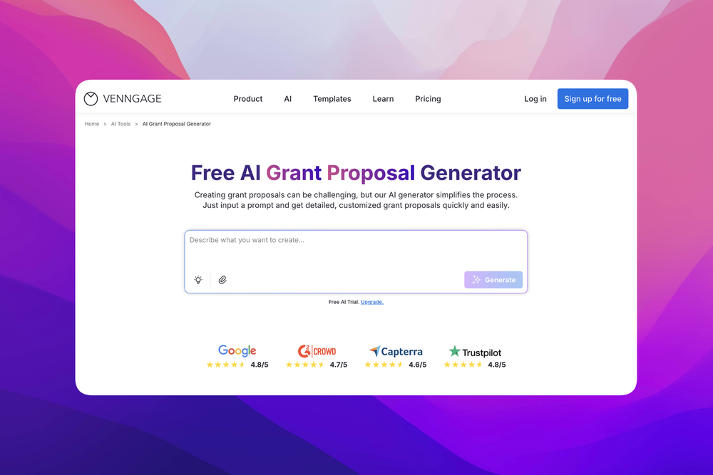 image of AI Grant Proposal Generator image of AI Grant Proposal Generator