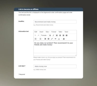 Turn Customers into Affiliates