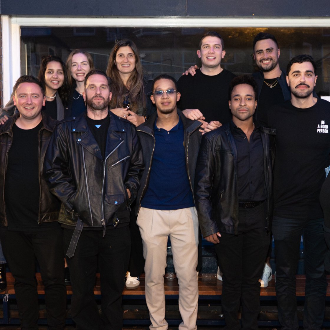 Group at a partner dinner night