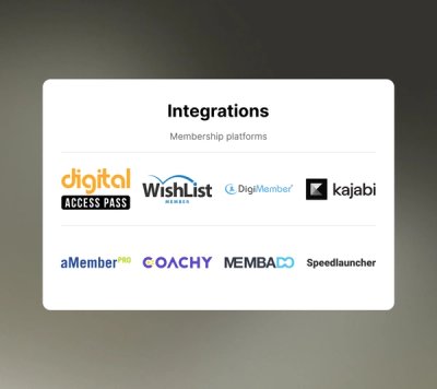 Membership System Integrations