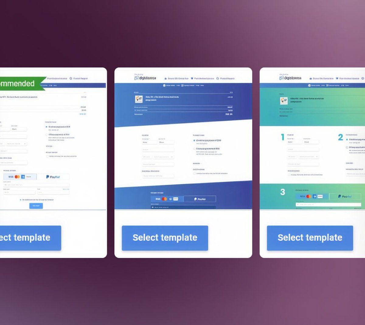 Conversion-Optimized Order Form Templates