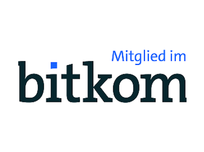 Logo: Mitglied im bitkom.