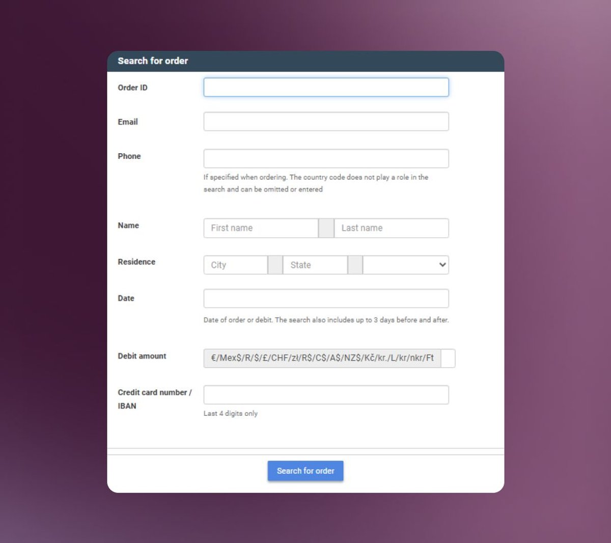 Billing & End-Customer Support