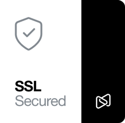 Escudo con una marca de verificación y el texto "Seguridad SSL".