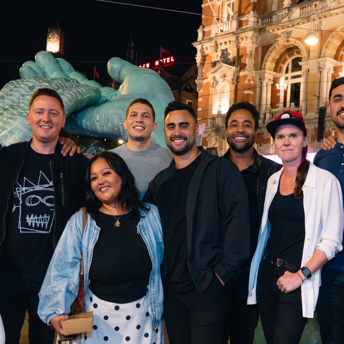 Vendor group photo in Amsterdam