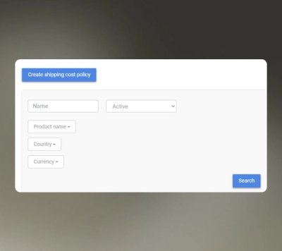 Country-Specific Shipping Fees