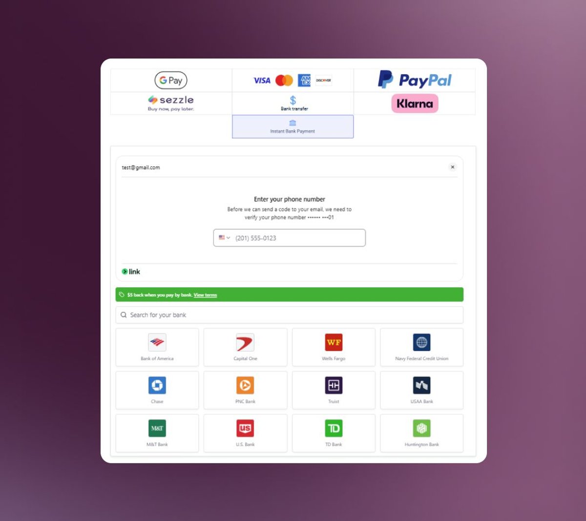 Flexible Payment Methods