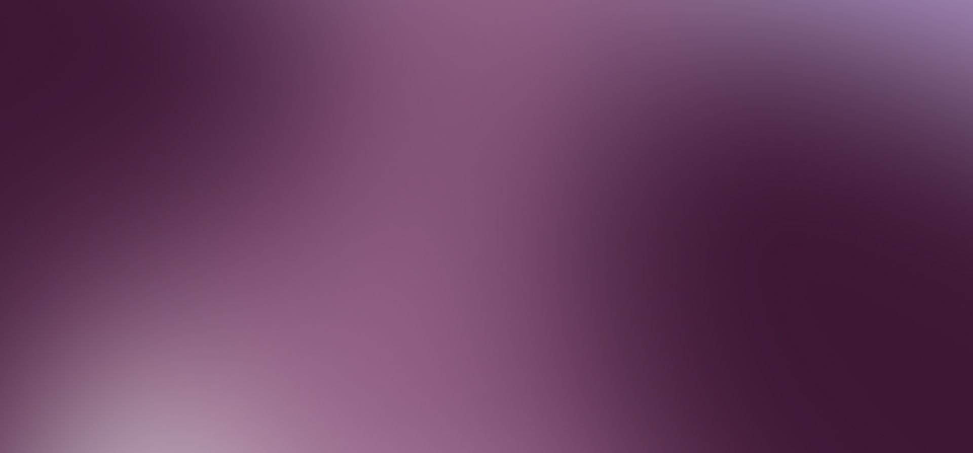 Soft purple gradient background from plum to lavender.