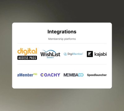 Membership System Integrations